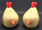 Vintage Salt And Pepper Shakers Yellow Tropical Birds