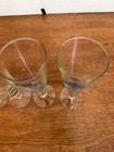 Vintage Olympia Beer Glasses Lot 4 Footed Pilsner 3 Matching   1 Variant Logo