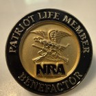 Nra Patriot Life Member Benefactor Lapel Pin National Rifle Association