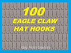 100 Eagle Claw Hat Hooks Hat Pin tie Clasp Gold Plated Fish Hook Hat Pins  155