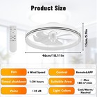 Flush Mount Led Ceiling Fans With Lights Remote   App Cortorl Ceiling Fan Light