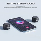 Mini Bluetooth Speaker Small Tiny Portable 5 0 Perfect For Indoor Outdoor Black