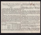 Newfoundland 1942  3 Three Dollars War Savings Certificate A 39633 Nfld