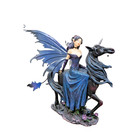 Dream Fairy Statue Figurine  50101 Fantasy Goth On Unicorn Dream Fairies W  Box