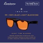 Luminere Sleep Doctor Blue Light Blocking Glasses New Orange Lense