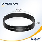 Replacement Belts For Bissell Turboclean powerforce Pet Carpet Cleaners  2 Pack