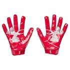 Under Armour F8 Mens Football Gloves Red Silver Gluegrip Skill Player Xl 1368851
