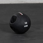 Titan Fitness Dual Grip Medicine Ball  10 Lb Weighted Workout Ball With Handles