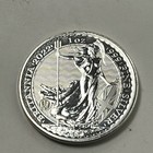 2022 Gb Royal Mint Britannia 1oz  999 Silver 2 Pounds - Exact Coin Shown