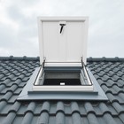 Roof Hatch  Roof Security Door  Roof Access Hatch 19 7in L X 19 7in White