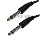 2 Pack - 10ft 1 4  Mono Male To Male Audio Patch Cable Guitar Amp Speaker Pa