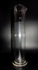 Antique 11-1 2  Hand Blown Glass Scientific Graduated Cylinder   Marked  111 