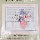 Something Special Iris Vase Picture 14 Counted Cross Stitch Kit Candamar Designs
