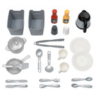 Step2 Gilded Gourmet 24-piece Kitchen Plastic Playset Gray For Age 2  Kids