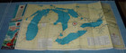 1959 Texaco Cruising Chart No  8 Great Lakes   Adjoining Waterways Nautical Map