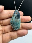 Extremely Rare Grandidierite Pendant   138 22 Tcw   Side Drilled Grandidierite