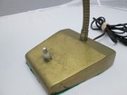 Vintage Brass Bankers Desk Table Lamp Light - Swivel Neck