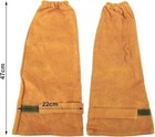 18 5  Leather Welding Work Sleeves Heat   Flame Resistant Arm Protection
