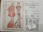 Vintage 1940s Simplicity 1732 Dress Gown Jacket Bust 32 Reproduction Uncut
