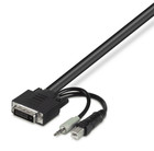 Belkin F1d9012b06 Secure Kvm Cable 6  1 8m Dvi Usb Audio
