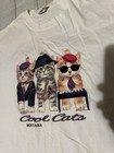 Vintage Cool Cats Montana Graphic T Shirt Music Jazz Vibes Size 2xl Rare Htf 