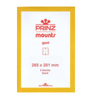 Prinz Stamp Mounts Black 265mm X 201mm Panes Strips Souvenir Sheet Jumbo