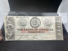 1863  50 Milledgeville  Ga  State Of Georgia Obsolete Bank Note - Civil War Era