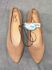 Seychelles Knit Slip-on Ballet Flats In Tan Size 7 Wide