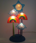 Y2k Vintage 90 s Rainbow Nostalgic Photo Frame Star Lamp Night Light Plug In