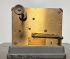 Antique Fire Response Ticker Tape Circa 1900 s Brass   Glass Casing Clockwork