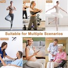 Elutong Pilates Non Slip Grip Socks For Women 4 Pairs Yoga Barre Ballet Worko   