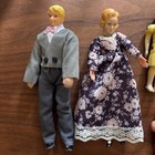 1940 s - Lot Of 16 - Vintage Renwal Dollhouse Small Doll Figures - Jointed