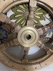 16  Brass Wooden Vintage Ship Steering Wheel Pirate D  cor Wood Fishing Wall Boat