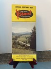 Vtg Vermont 1958-59 4-season Recreation Official Hwy Map State Pre-owned