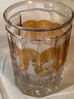 1800   s Antique Bohemian Yellow   Clear Czech Glass Clear 4 25  Lendl Estate