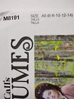Mccalls 8191 E5 Victorian Style Skirt Costume Size 14-22 Uncut Pattern