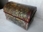 Vintage Old The Lipton Jewel Casket Ad Litho Unique Shape Tin Box