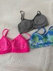 Maidenform delta Girls Stretchy Training Sports Bra Bundle Size M