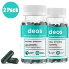 1-3pk Deos Internal Deodorant Supplement     Full Body Deodorizer - 30 Capsules