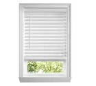 Custom Size Cordless Faux Wood Blinds For Windows With 2 5 In  Slats
