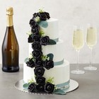 200 Pk Black Roses Artificial Flowers For Decoration  Fake Foam Rose Heads  2 