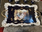 Antique Porcelain French Rococo Coffee tea Set - Complete