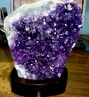 Large  Amethyst Crystal Cluster  Geode From Uruguay Cathedral