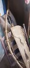   awesome  Vintage Native  American Bow And Arrow 45 In  Quiver 3 Arrows  Nice  