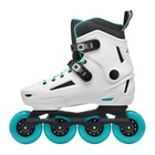 Rollerblade Women s Lightning White aqua Inline Skate  07372400100 