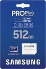 Samsung Pro Plus 512gb Micro Sd Sdxc A2 V30 Class 10 Uhs-i U3 4k Uhd Memory Card