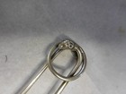 Double Ram s Head Decorated Unmarked Coin Silver Sugar Tongs 5 