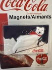 Coca-cola Magnet Polar Bear Skiing  51491 Vintage 1998 Sealed Collectible Coke