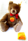 Vintage Steiff Original Teddy Bear 0202 06 Western Germany Tag Jointed 10 
