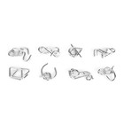 8 In 1 Metal Montessori Puzzle Wire Iq Mind Brain Teaser Kids Educational Toys